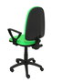 PIQUERAS Y CRESPO Silla de oficina Aýna Bali color Pistacho con brazos fijos