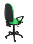 PIQUERAS Y CRESPO Silla de oficina Aýna Bali color Pistacho con brazos fijos