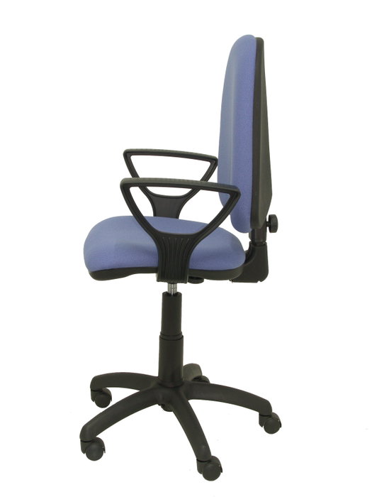 PIQUERAS Y CRESPO Silla Aýna con Brazos Fijos y Tapizado Azul Claro PIQUERAS Y CRESPO Silla Aýna con Brazos Fijos y Tapizado Azul Claro