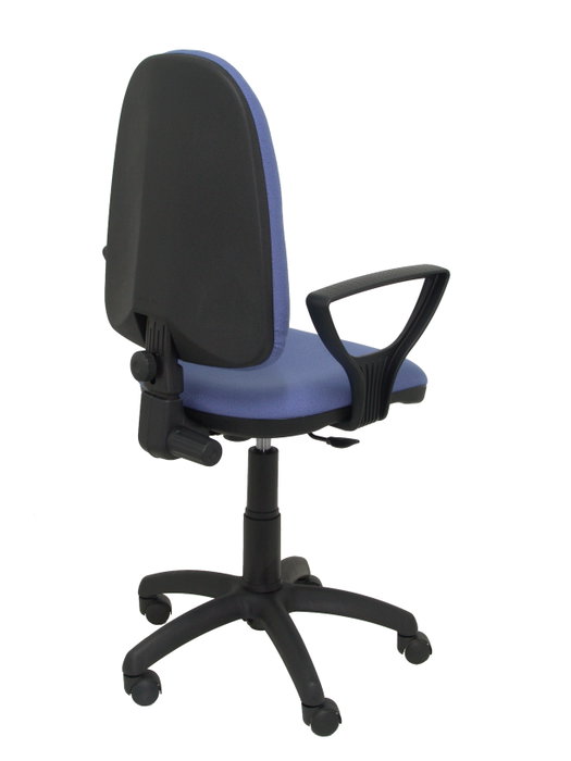 PIQUERAS Y CRESPO Silla Aýna con Brazos Fijos y Tapizado Azul Claro PIQUERAS Y CRESPO Silla Aýna con Brazos Fijos y Tapizado Azul Claro