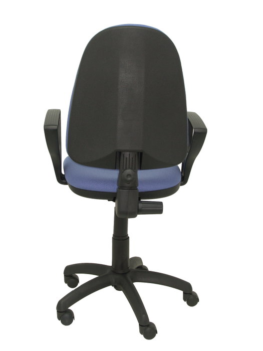 PIQUERAS Y CRESPO Silla Aýna con Brazos Fijos y Tapizado Azul Claro PIQUERAS Y CRESPO Silla Aýna con Brazos Fijos y Tapizado Azul Claro