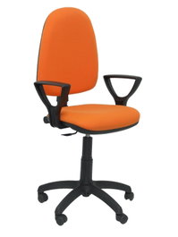 PIQUERAS Y CRESPO Silla Aýna con brazos fijos y tapizado Bali Naranja