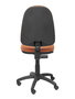 Silla de oficina Aýna con mecanismo Contacto permanente básico tapizada con Tela color Marrón. Equipada con Base poliamida negra, Sin brazos y Ruedas de nailon 50 mm
