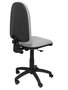 Silla de oficina Aýna con mecanismo Contacto permanente básico tapizada con Tela color Gris claro. Equipada con Base poliamida negra, Sin brazos y Ruedas de nailon 50 mm