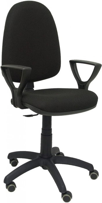 PIQUERAS Y CRESPO Silla Aýna con Brazos Fijos y Tapizado Bali Negro