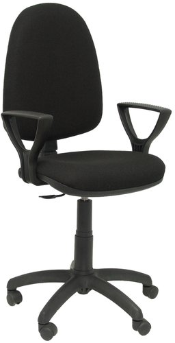PIQUERAS Y CRESPO Silla Aýna Bali Negro con Brazos Fijos PIQUERAS Y CRESPO Silla Aýna Bali Negro con Brazos Fijos