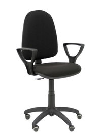 PIQUERAS Y CRESPO Silla Aýna Bali Negro con Brazos Fijos
