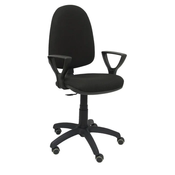 PIQUERAS Y CRESPO Silla Aýna con brazos fijos y tejido Bali negro PIQUERAS Y CRESPO Silla Aýna con brazos fijos y tejido Bali negro