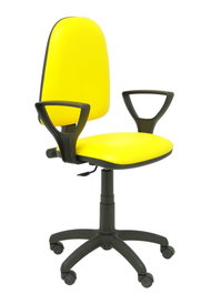 PIQUERAS Y CRESPO Silla de oficina Aýna con mecanismo Contacto permanente, Amarillo