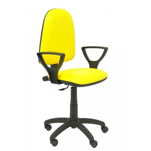 PIQUERAS Y CRESPO Silla de oficina Aýna con mecanismo Contacto permanente, Amarillo PIQUERAS Y CRESPO Silla de oficina Aýna con mecanismo Contacto permanente, Amarillo
