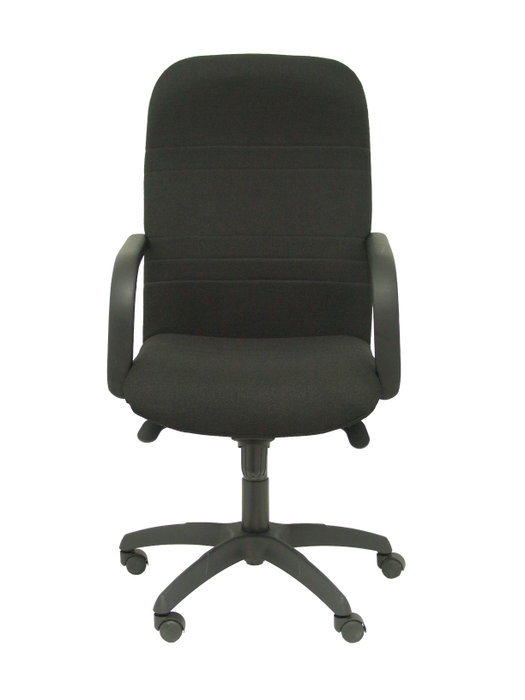 Sillón Letur con mecanismo Basculante avanzado tapizada con Tela color Negro. Equipado con Base poliamida negra, Brazos fijos y Ruedas de nailon 50 mm Sillón Letur con mecanismo Basculante avanzado tapizada con Tela color Negro. Equipado con Base poliamida negra, Brazos fijos y Ruedas de nailon 50 mm