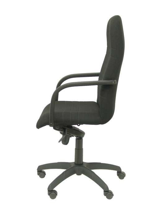 Sillón Letur con mecanismo Basculante avanzado tapizada con Tela color Negro. Equipado con Base poliamida negra, Brazos fijos y Ruedas de nailon 50 mm Sillón Letur con mecanismo Basculante avanzado tapizada con Tela color Negro. Equipado con Base poliamida negra, Brazos fijos y Ruedas de nailon 50 mm