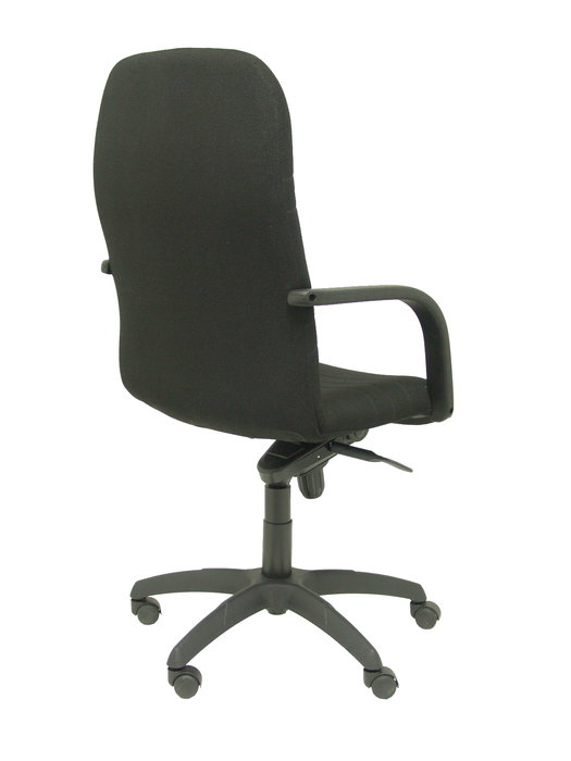 Sillón Letur con mecanismo Basculante avanzado tapizada con Tela color Negro. Equipado con Base poliamida negra, Brazos fijos y Ruedas de nailon 50 mm Sillón Letur con mecanismo Basculante avanzado tapizada con Tela color Negro. Equipado con Base poliamida negra, Brazos fijos y Ruedas de nailon 50 mm