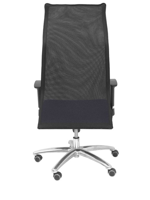 Sillón Albacete con mecanismo Sincro tapizada con Tela color Azul y malla color Negro. Equipado con Base aluminio, Brazos 1D y Ruedas de parqué Sillón Albacete con mecanismo Sincro tapizada con Tela color Azul y malla color Negro. Equipado con Base aluminio, Brazos 1D y Ruedas de parqué