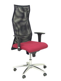 PIQUERAS Y CRESPO Sillón Albacete Granate y Negro con Mecanismo Sincro