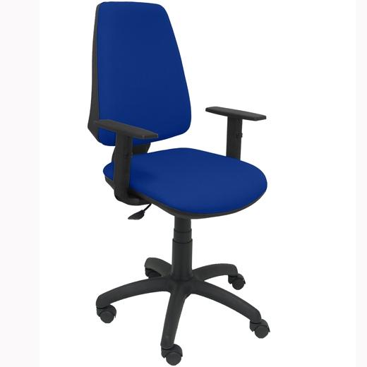 PIQUERAS Y CRESPO Silla Elche CP con Brazos Regulables y Tela Azul PIQUERAS Y CRESPO Silla Elche CP con Brazos Regulables y Tela Azul