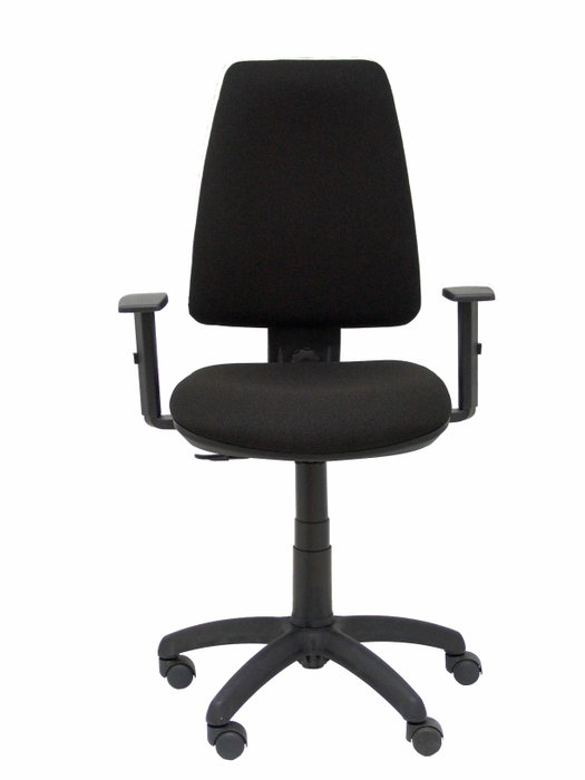 PIQUERAS Y CRESPO Silla Elche CP con Brazos Regulables, Negro