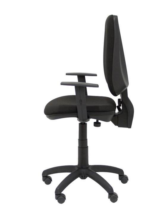 PIQUERAS Y CRESPO Silla Elche CP con Brazos Regulables, Negro