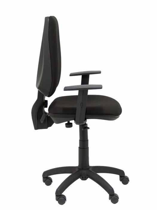 PIQUERAS Y CRESPO Silla Elche CP con Brazos Regulables, Negro