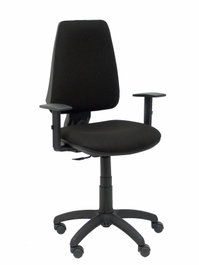 PIQUERAS Y CRESPO Silla Elche CP con Brazos Regulables, Negro
