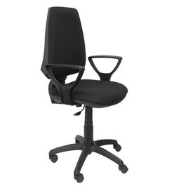 PIQUERAS Y CRESPO Silla Elche CP Bali con Brazos Fijos Negro