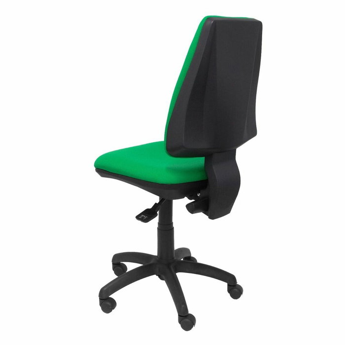 PIQUERAS Y CRESPO Silla Elche con mecanismo sincro y tapizado en tela verde