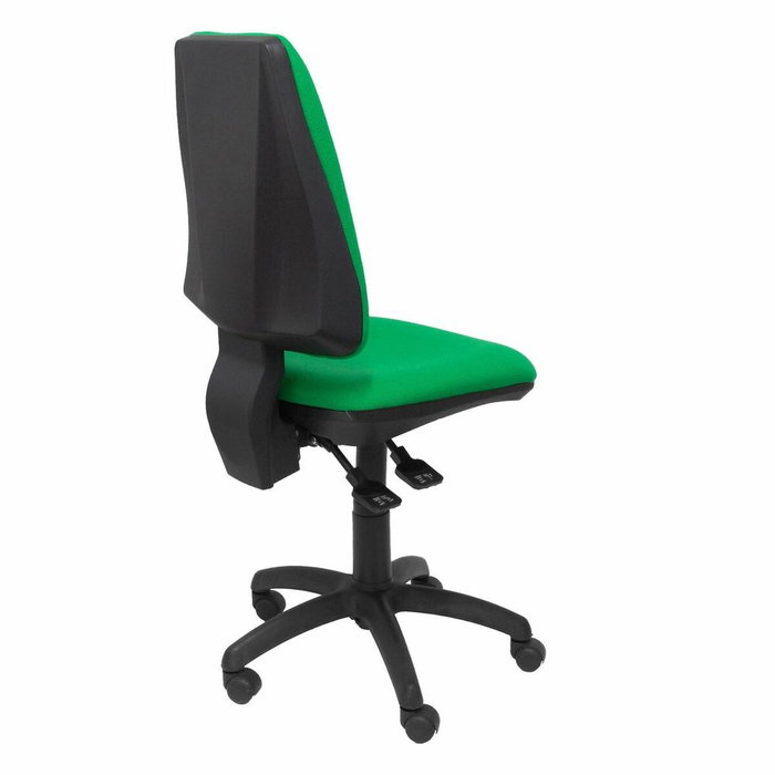 PIQUERAS Y CRESPO Silla Elche con mecanismo sincro y tapizado en tela verde
