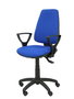 PIQUERAS Y CRESPO Silla Elche S con Brazos Fijos y Mecanismo Asíncrono, Azul