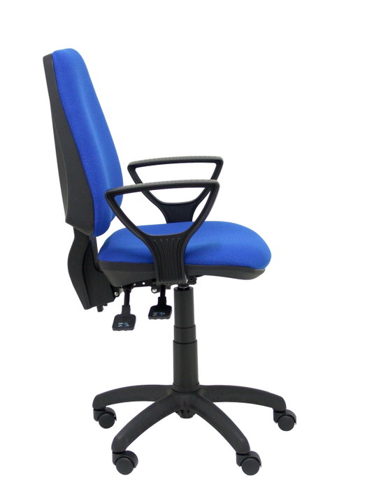 PIQUERAS Y CRESPO Silla Elche S con Brazos Fijos y Mecanismo Asíncrono, Azul