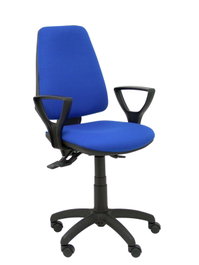 PIQUERAS Y CRESPO Silla Elche S con Brazos Fijos y Mecanismo Asíncrono, Azul