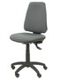 Silla de oficina Elche con mecanismo Asincro tapizada con Tela color Gris. Equipada con Base poliamida negra, Sin brazos y Ruedas de nailon 50 mm
