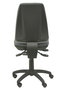Silla de oficina Elche con mecanismo Asincro tapizada con Tela color Gris. Equipada con Base poliamida negra, Sin brazos y Ruedas de nailon 50 mm