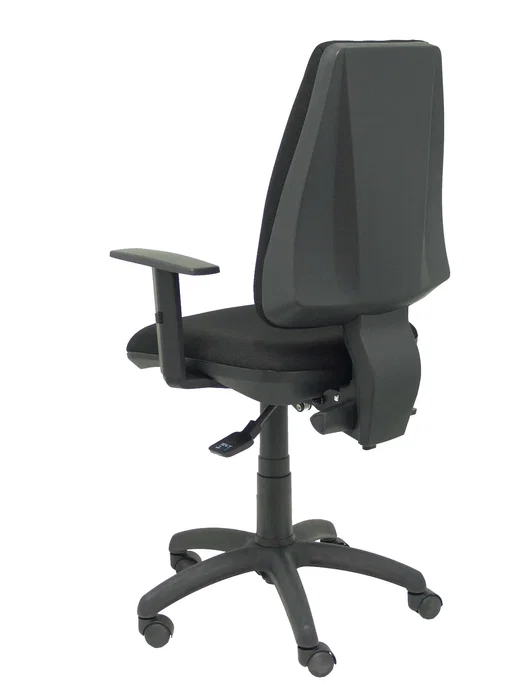 PIQUERAS Y CRESPO Silla Elche S Bali con Brazos Regulables, Negro