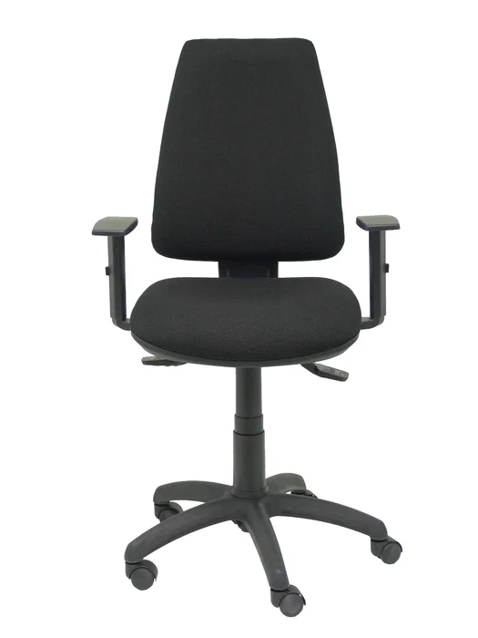 PIQUERAS Y CRESPO Silla Elche S Bali con Brazos Regulables, Negro