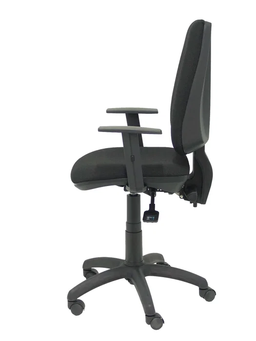 PIQUERAS Y CRESPO Silla Elche S Bali con Brazos Regulables, Negro