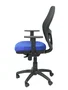 Piqueras y Crespo Silla Jorquera con Respaldo de Malla Negro y Asiento Azul Bali