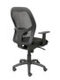 Silla de oficina Jorquera con mecanismo Sincro tapizada con Tela color Negro. Equipada con lumbar 1D, Brazos 1D y Ruedas de nailon 50 mm