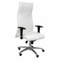 PIQUERAS Y CRESPO Sillón Albacete Blanco con Mecanismo Sincro y Base de Aluminio