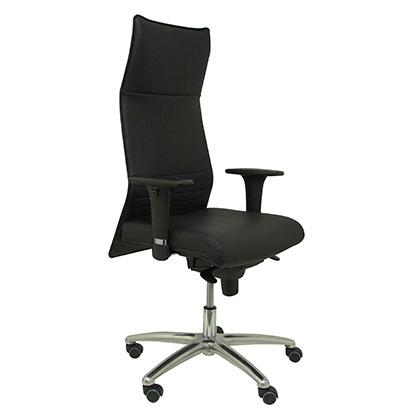 PIQUERAS Y CRESPO Sillón Albacete con Mecanismo Sincro, Similpiel Negro PIQUERAS Y CRESPO Sillón Albacete con Mecanismo Sincro, Similpiel Negro