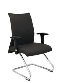 PIQUERAS Y CRESPO Sillón Albacete Confidente Patín Bali Negro