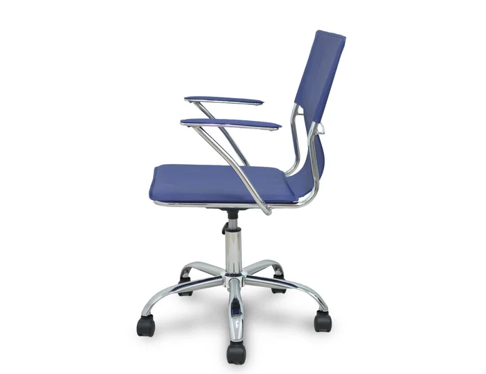 Piqueras y Crespo Silla de Oficina Bogarra Azul en Símil Piel Piqueras y Crespo Silla de Oficina Bogarra Azul en Símil Piel