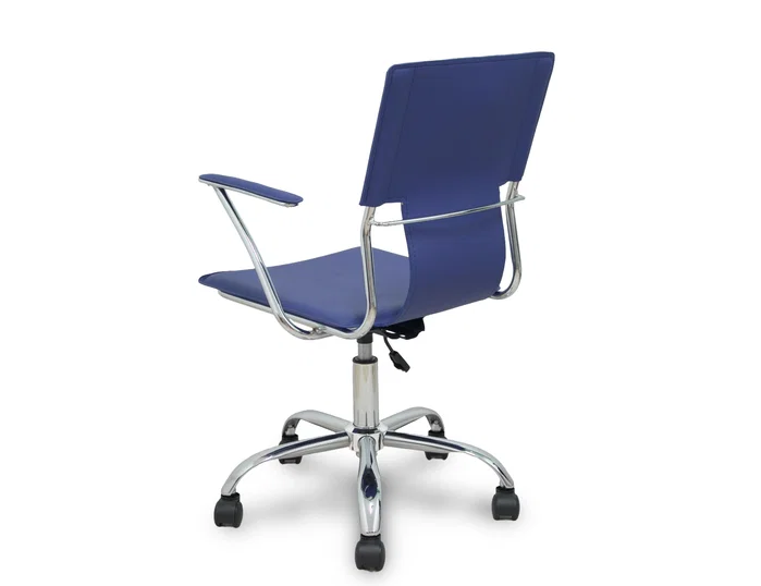 Piqueras y Crespo Silla de Oficina Bogarra Azul en Símil Piel Piqueras y Crespo Silla de Oficina Bogarra Azul en Símil Piel