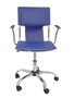 Piqueras y Crespo Silla Bogarra Azul de Símil Piel