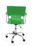 PIQUERAS Y CRESPO Silla Bogarra verde con brazos fijos