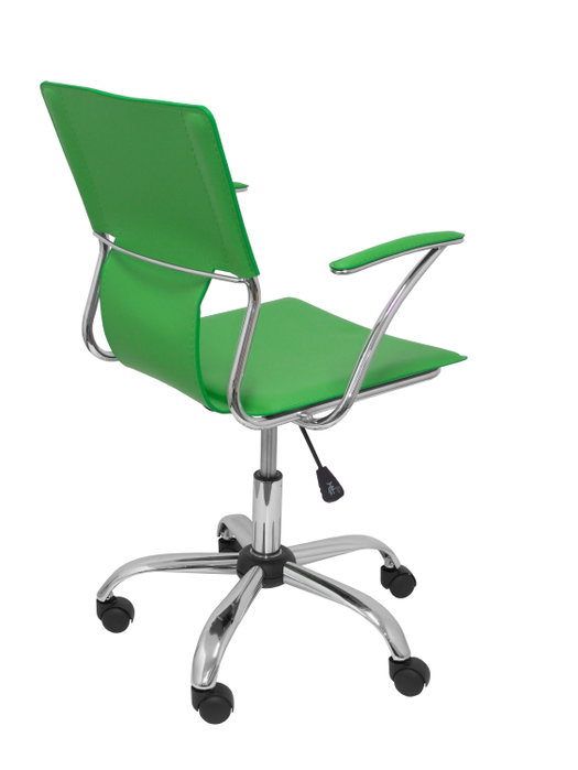 PIQUERAS Y CRESPO Silla Bogarra verde con brazos fijos PIQUERAS Y CRESPO Silla Bogarra verde con brazos fijos