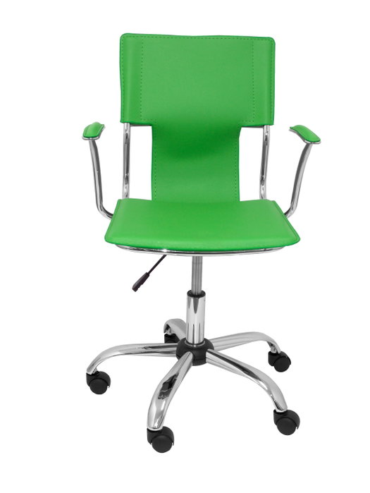 PIQUERAS Y CRESPO Silla Bogarra verde con brazos fijos PIQUERAS Y CRESPO Silla Bogarra verde con brazos fijos