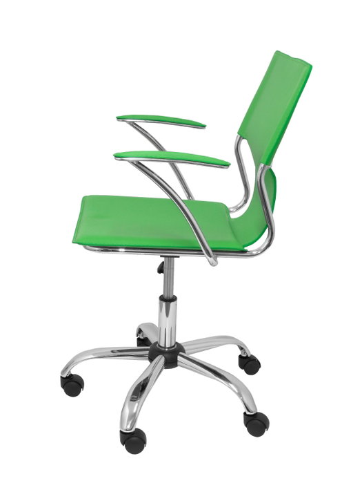 PIQUERAS Y CRESPO Silla Bogarra verde con brazos fijos PIQUERAS Y CRESPO Silla Bogarra verde con brazos fijos