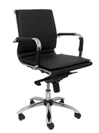 PIQUERAS Y CRESPO Sillón Yeste Confidente en Similpiel Negro