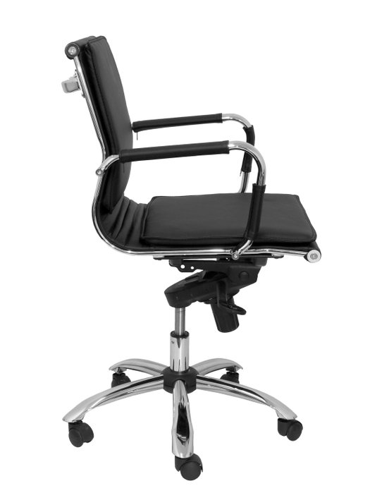 PIQUERAS Y CRESPO Sillón Yeste Confidente en Símil Piel Negro PIQUERAS Y CRESPO Sillón Yeste Confidente en Símil Piel Negro