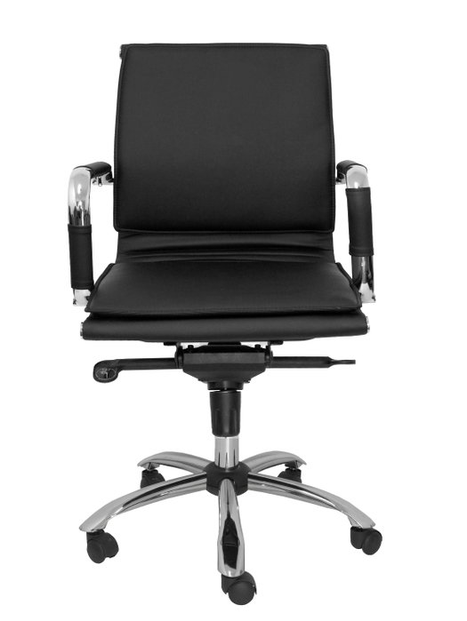 PIQUERAS Y CRESPO Sillón Yeste Confidente en Símil Piel Negro PIQUERAS Y CRESPO Sillón Yeste Confidente en Símil Piel Negro